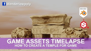 Game Assets Timelapse - #Blender