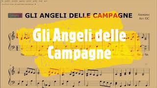 Video thumbnail of "Gli Angeli delle Campagne | spartito gratis per pianoforte"