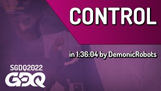 Control by DemonicRobots in 1:36:04 - Summer Games Done Quick 2022 screenshot 3