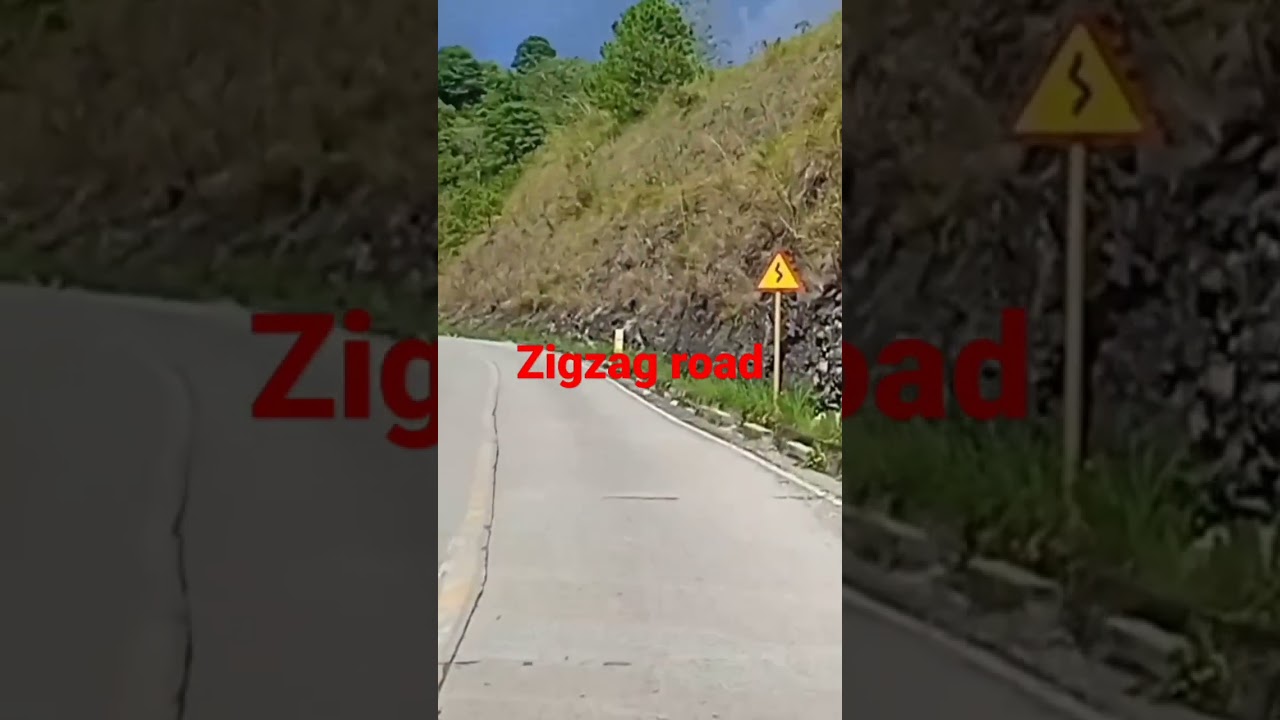 amazing zigzag road