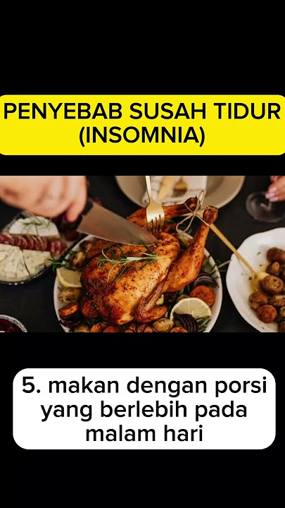 INSOMNIA Atau susah tidur disebabkan oleh??? #insomnia #susahtidur