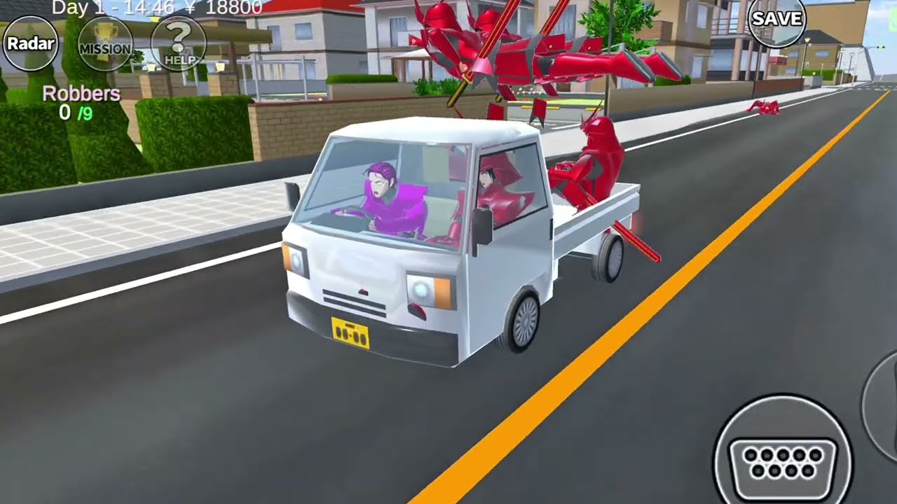 Poor baby | Game sakura school simulator 