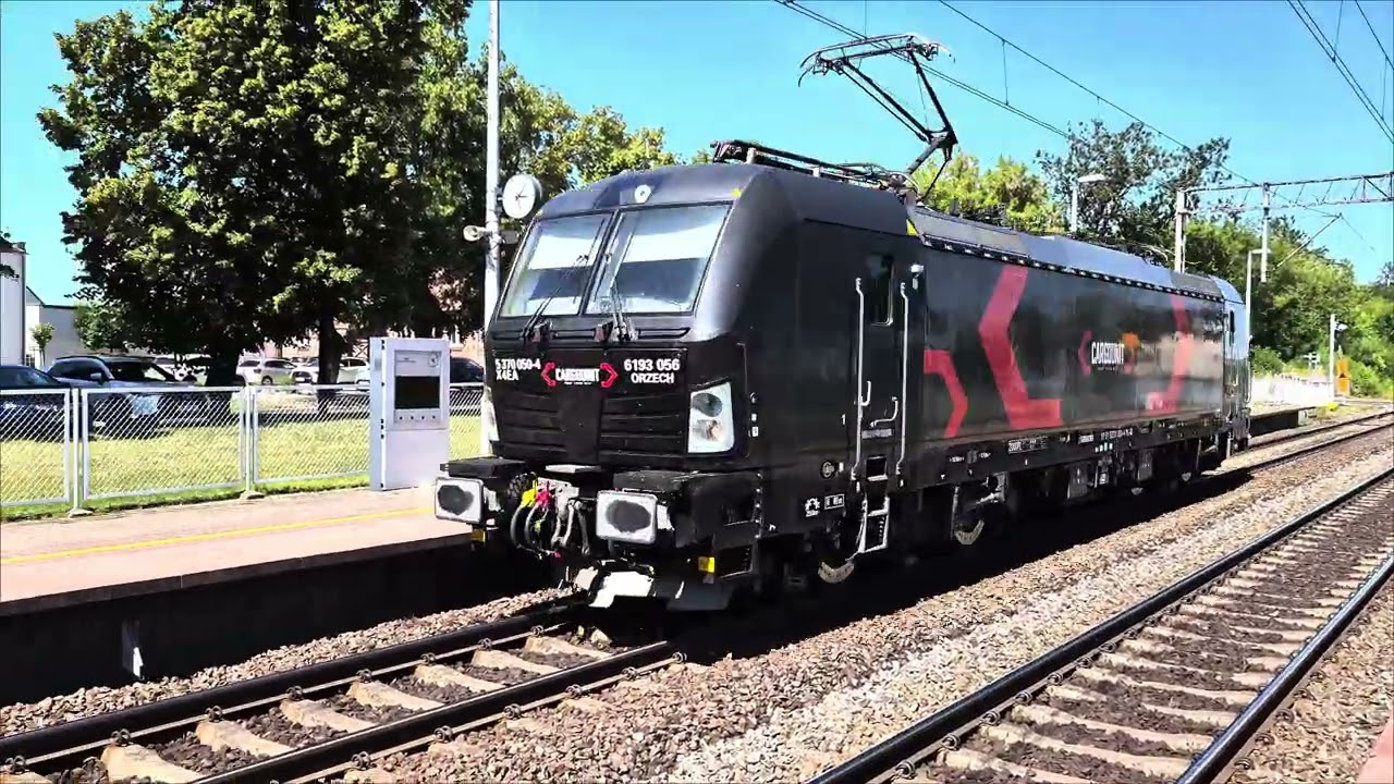 BR193 561 DBAG Z TRANSPORTEM SAMOCHODÓW, BR193 056 CARGOUNIT, EU160-044 Z IC GÓRSKI, 