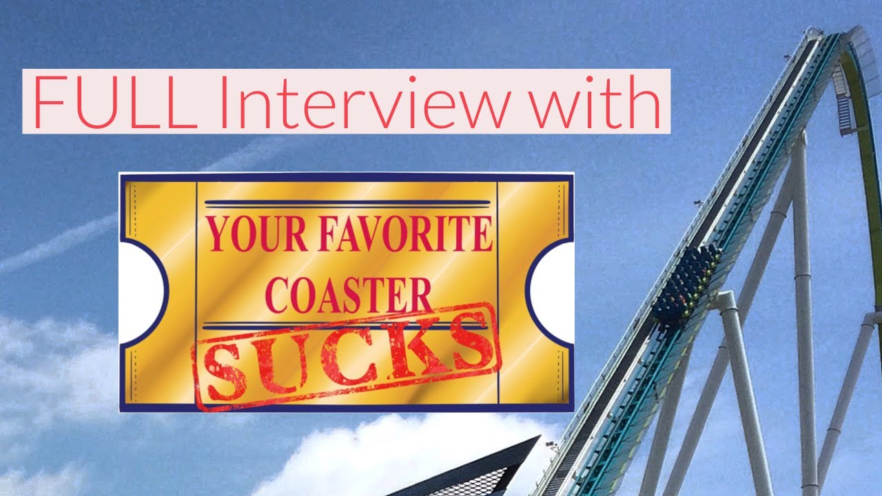 FULL Interview With "Your Favorite Coaster Sucks"