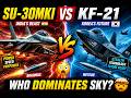 Su-30MKI vs KF-21 😱 India’s Beast vs Korea’s Future Fighter | Who Wins Air War?