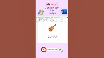 convert text into guitar in MS word | #msword #shorts #pcknowledge001 #computer #free  #msoffice