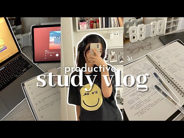 72-HOUR productive study vlog  lots of note-taking, advance studying and  readings 😵‍💫 