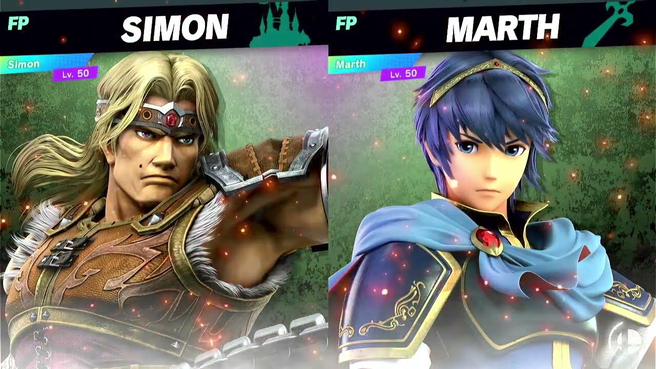 Super Smash Bros Ultimate Amiibo Fights Simon vs the World #21 vs Marth