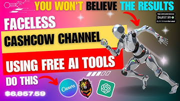 I Tried YouTube Faceless Cashcow Channel Only using Free AI Tools - You Won