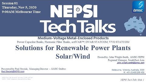 Tech Talk Session 01, NEPSI-AMSC