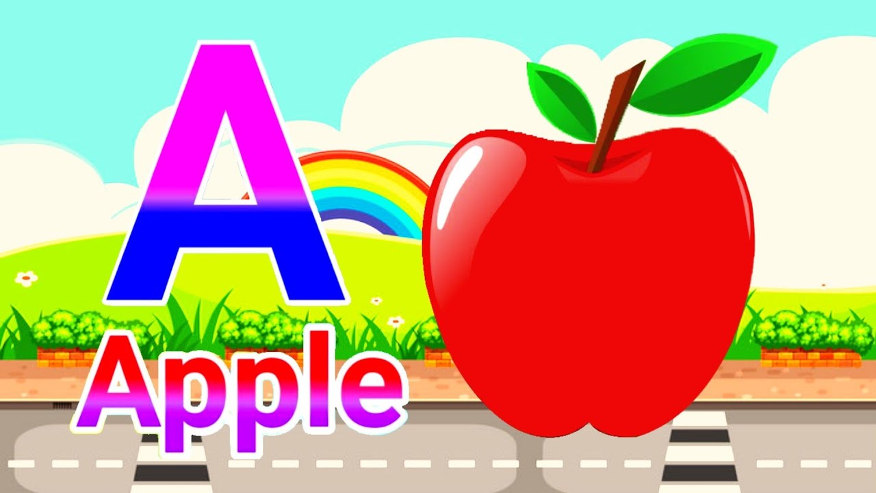 a for apple b for ball c for cat | abc phonics song | alphabets ...