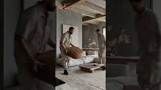 Building a Calm Wabi Sabi Apartment | Interior Construction Timelapse | Flying Art