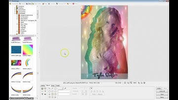 How To Make a Glitter Shadow (PhotoScape)