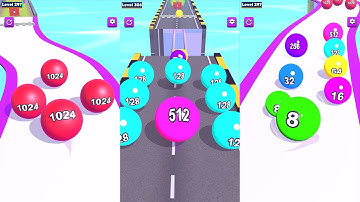 2048 Colors Ball Run 💸🎱❤️ Max Levels All Levels Gameplay Walkthrough Android, iOS