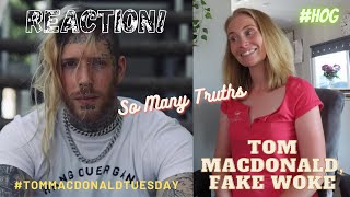 REACTION! Tom MacDonald Fake Woke OFFICIAL VIDEO #TomMacDonaldTuesday #ALittleMoreOfLisa