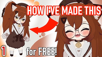 How To Make a 3D Vtuber Model From Scratch for FREE! PART 1 - SIMPLE 5 STEPS BEGINNER INTRODUCTION