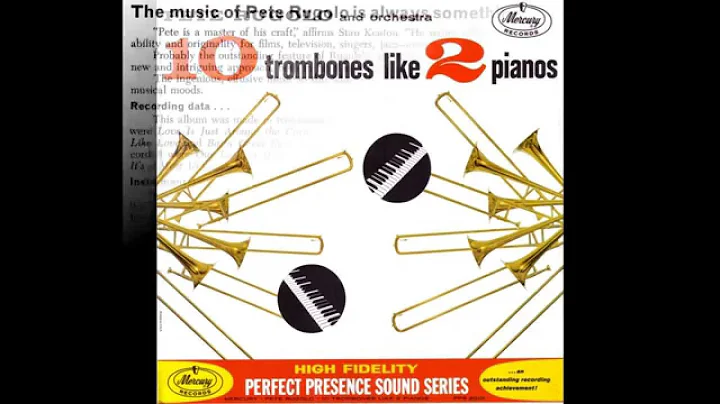 PETE RUGOLO and orchestra - 10 trombones like 2 pianos  / side 1