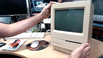 Mac84 LIVE! : Opening a Mac Classic to remove the PRAM battery!