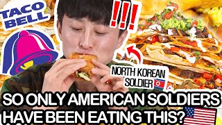 North Korean Soldier tries Taco Bell for the First Time!