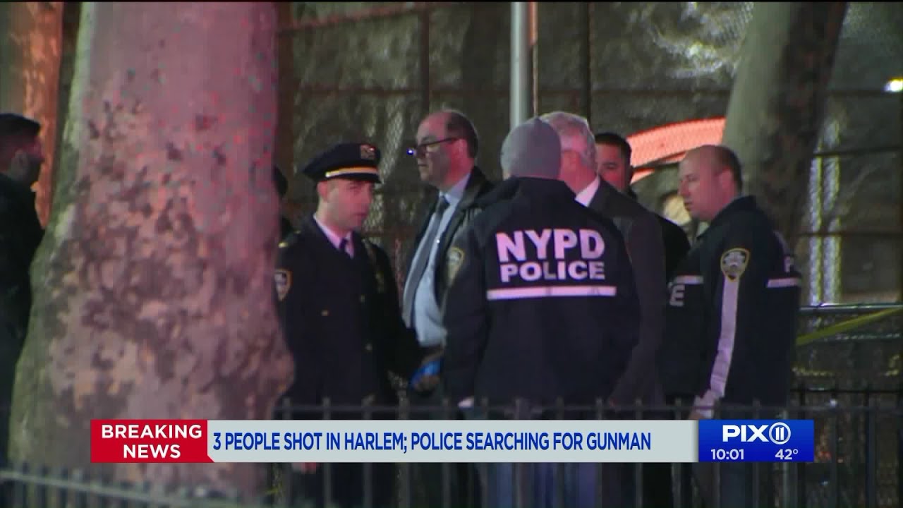 3 men shot in East Harlem, police searching for gunman - YouTube