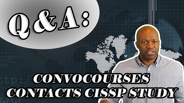 Convocourses contacts CISSP study Q&A