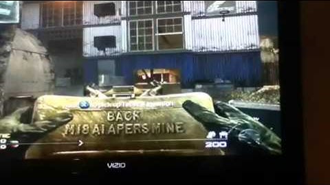 Shooting claymore in mw2