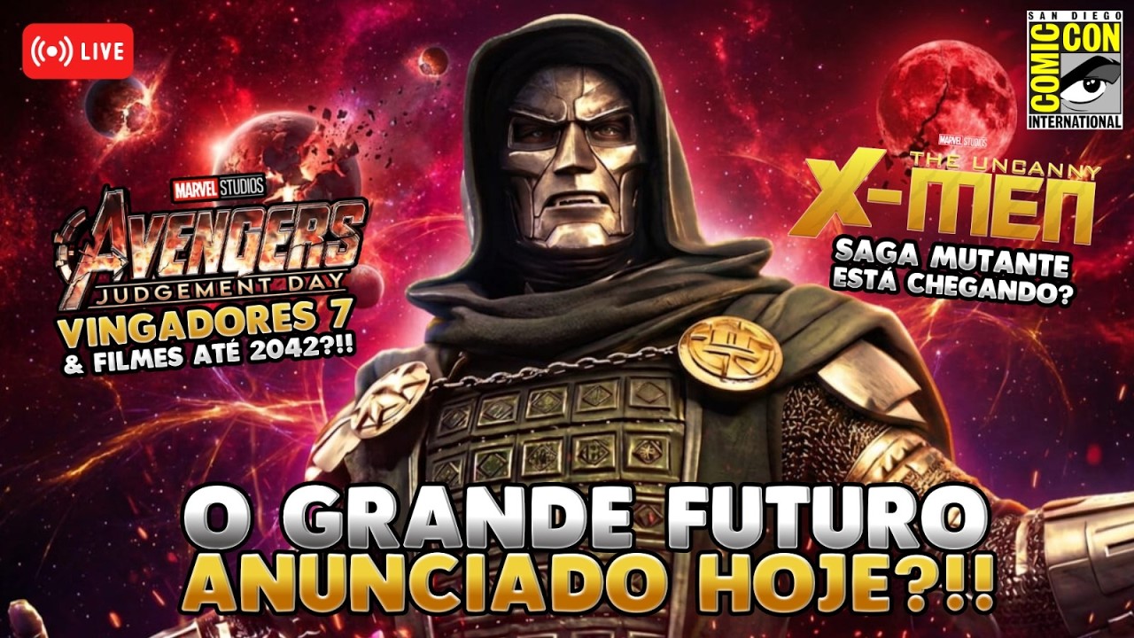 🚨 É HOJE! AO VIVO: ACOMPANHANDO TODOS OS ANÚNCIOS DA MARVEL NA SDCC 2026!