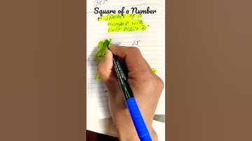 Square of a number with unit digit 5 #shorts #youtube shorts #video shorts