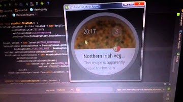 Android Wear, how it works, emulator sample apps