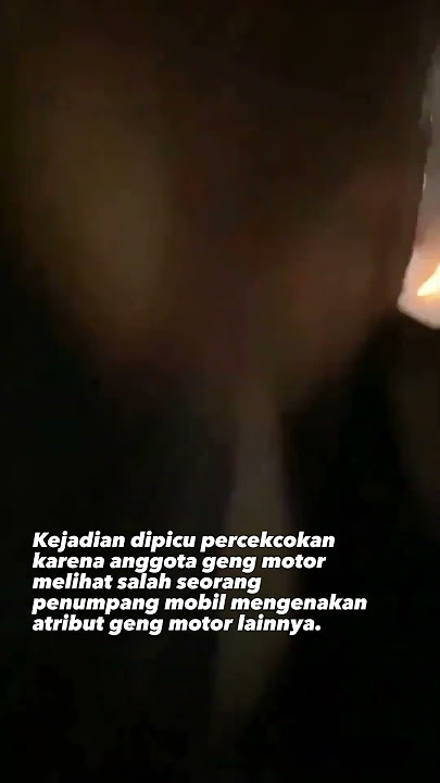 Geng Motor Teror Warga Bandung #shorts