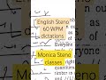 English Steno 60 WPM Previous year question papers
