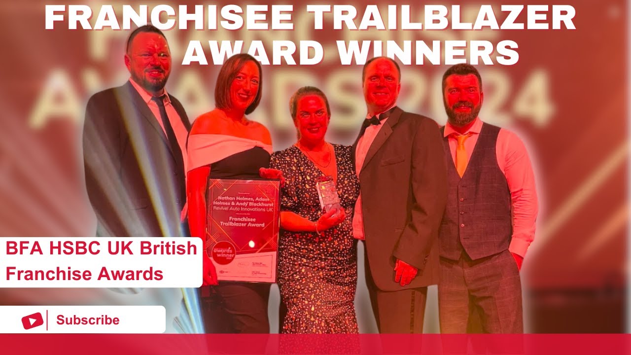 Revive! East Anglia Wins Franchisee Trailblazer Award at BFA HSBC UK British Franchise Awards 2024