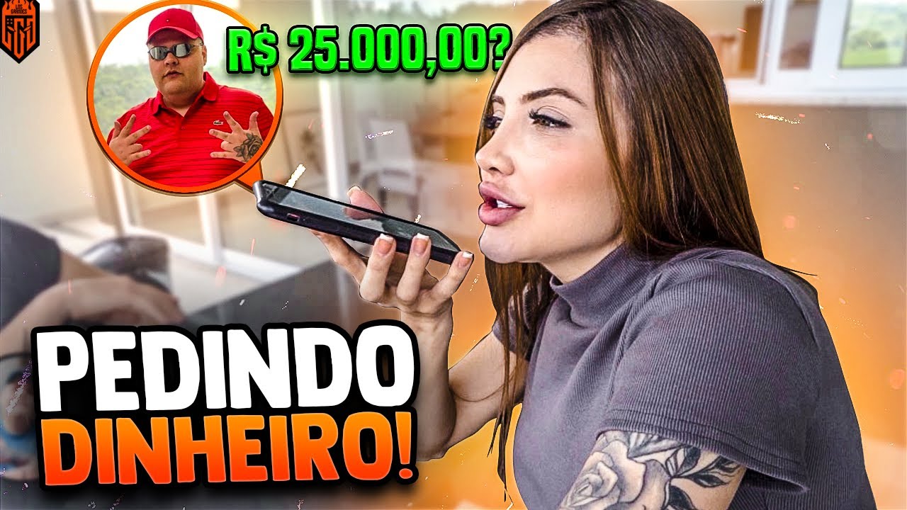 ALINE PEDIU DINHEIRO EMPRESTADO PARA COMPRAR LINGERIE!! LOS GRANDES FREE FIRE