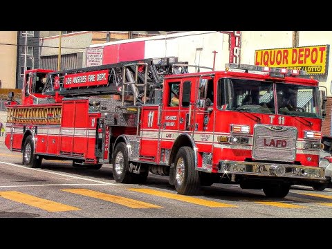 LAFD Light Force 11 Responding