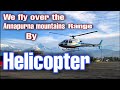WE FLY OVER THE ANNAPURNA MOUNTAIN RANGE BY HELICOPTER...