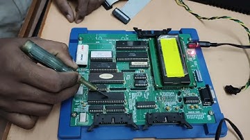 Components of ESA-51E 8051 Microcontroller kit details Mechatronics and IoT Lab