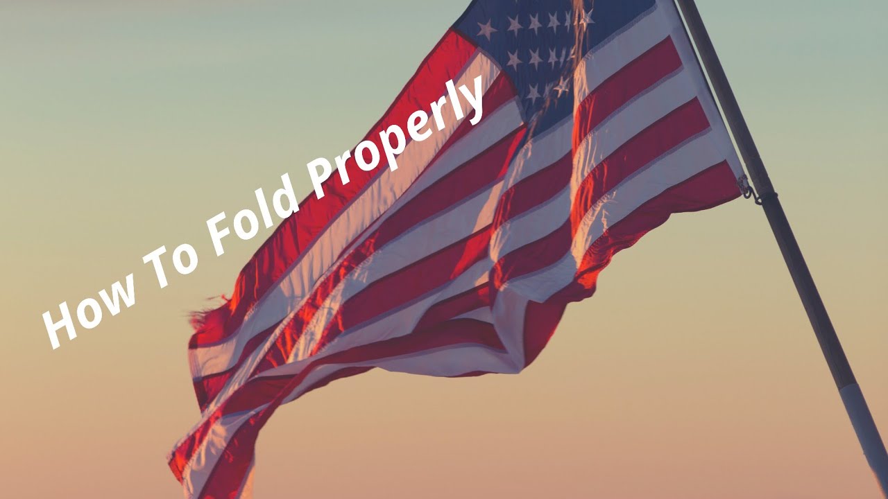 How to Fold the American Flag 🇺🇸 - YouTube