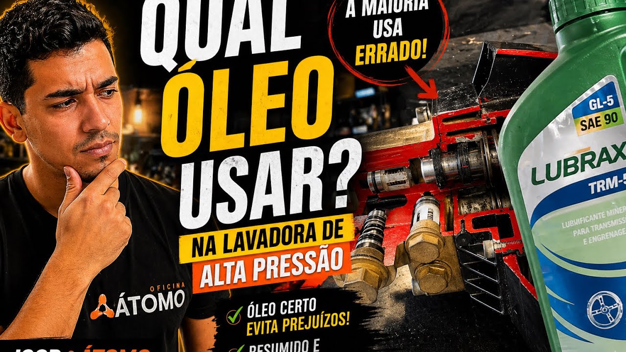 Qual óleo devo utilizar em minha lavadora de alta pressão? (Resumido ...