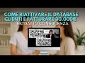 Come Riattivare Il Database Clienti E Fatturare 30.000€- estratto consulenza