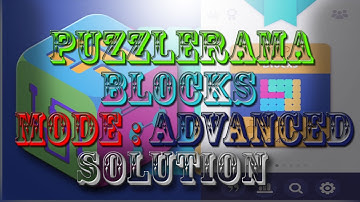 Puzzlerama Android Game-play (Blocks Advanced Level 01-50)