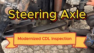 Modernized &quot;Steering Axle&quot; Inspection