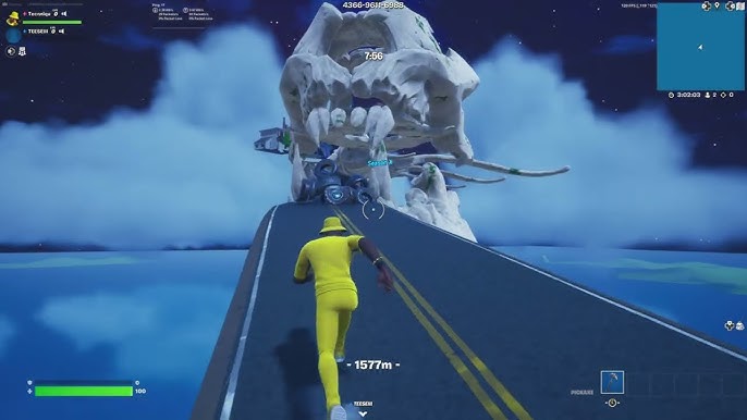 Forntite onlyup world record speed run 👀🔥 (part 3) #nickeh30 #fortni