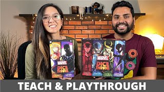 Marvel Dice Throne - Teach & Playthrough (Loki vs Black Panther)