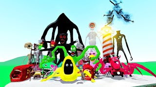 CHOO CHOO FAMILY VS TEAM SPIDER VS CARTOON CAT VS TREVOR HENDERSON IN GMOD by bestini 2,951 views 2 months ago 9 minutes, 20 seconds