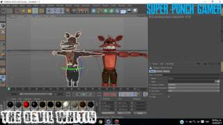 (C4D FNAF)SPEED ART#2 PETICION DE FOXY EL PIRATA