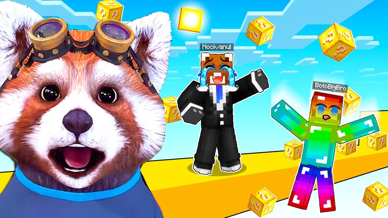 CURSA LUCKY BLOCKS CU BOTO! Roata Provocarilor Nebune