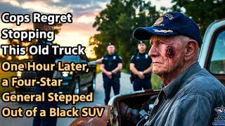 Cops Regret Stopping This Old Truck — One Hour Later, a Four-Star General Stepped Out of a Black SUV