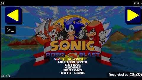 sonic robo blast 2 ~ how to get full control of the game on android !