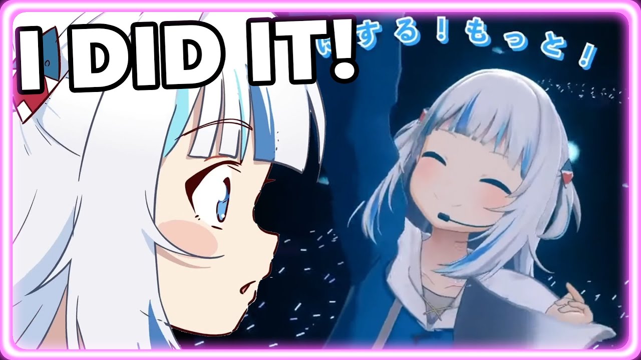 Past Gura's clip to present Gura...