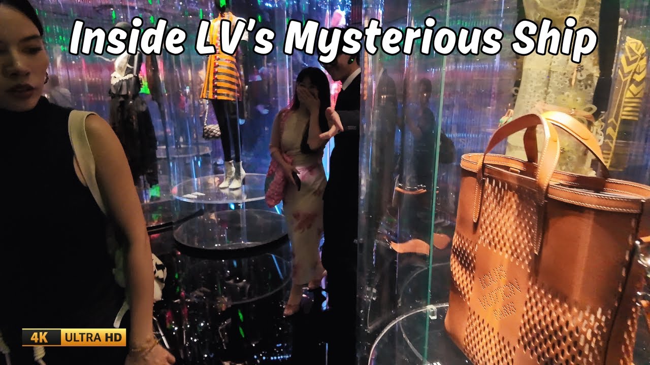 What’s Inside Louis Vuitton’s Huge Ship in Shanghai? 🛳